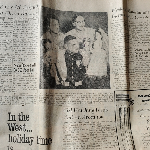The Sacramento Bee Friday November 22, 1963 Kennedy Assassination - Picture 4 of 6